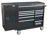 ROLLER CAB BLACK CUSTOM 11 DRAWER + SIDE CABINET